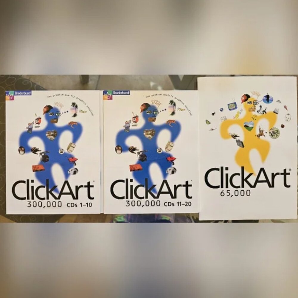 Broderbund ClickArt CDs for Windows